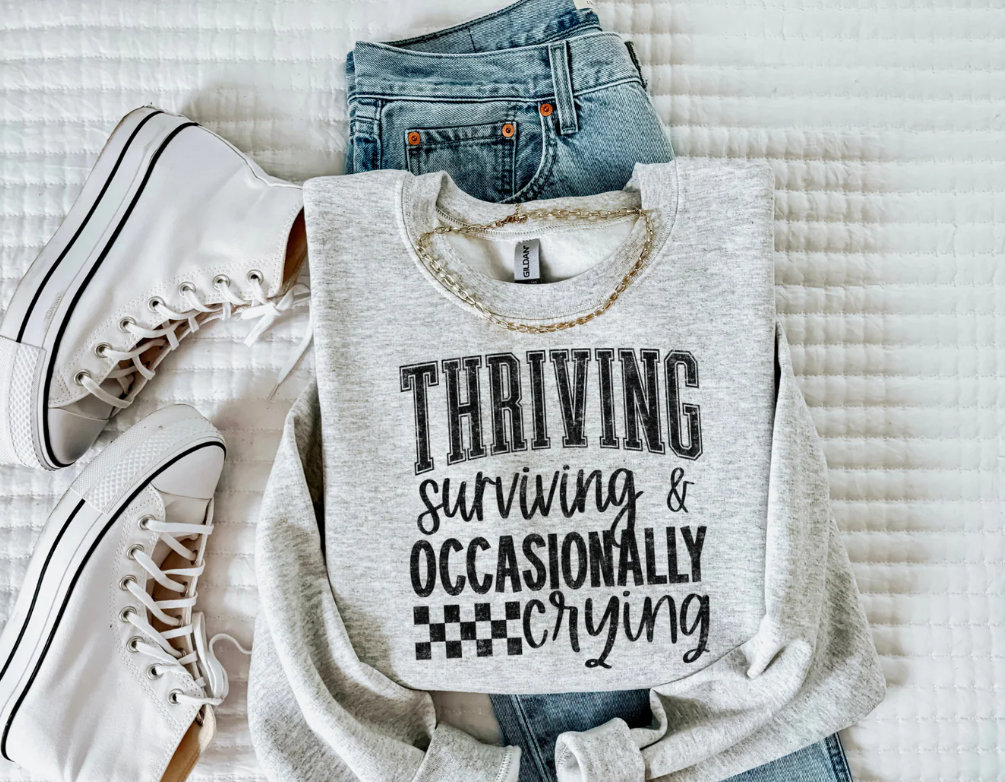 Thriving Surviving - Single Color Screen Print