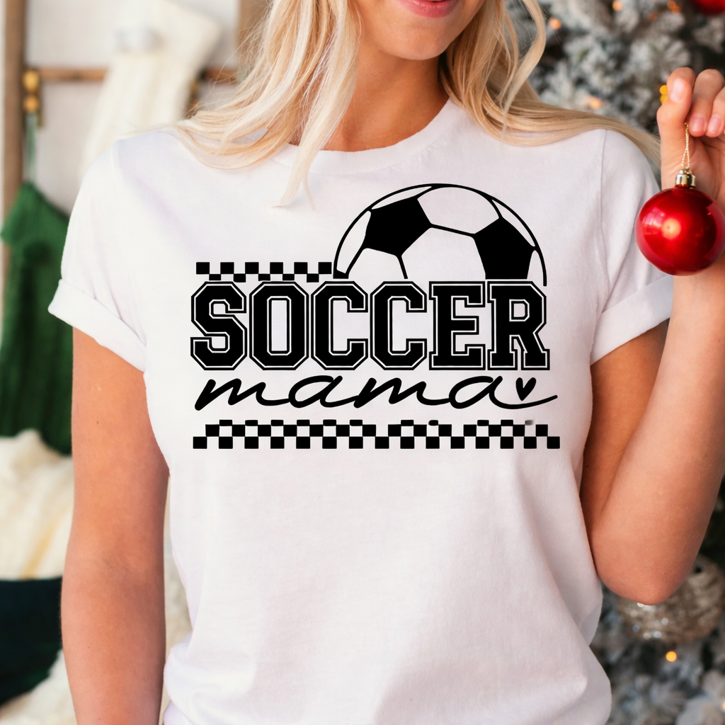 Soccer Mama -  Single Color Screen Print - J25