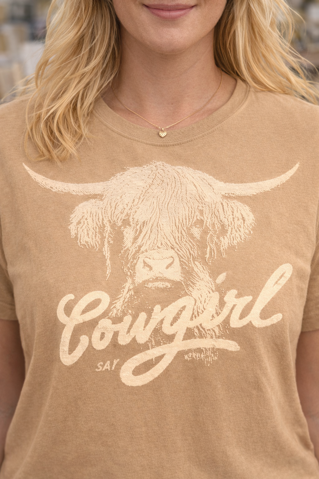 Cowgirl - Single Color Screen Print - K13