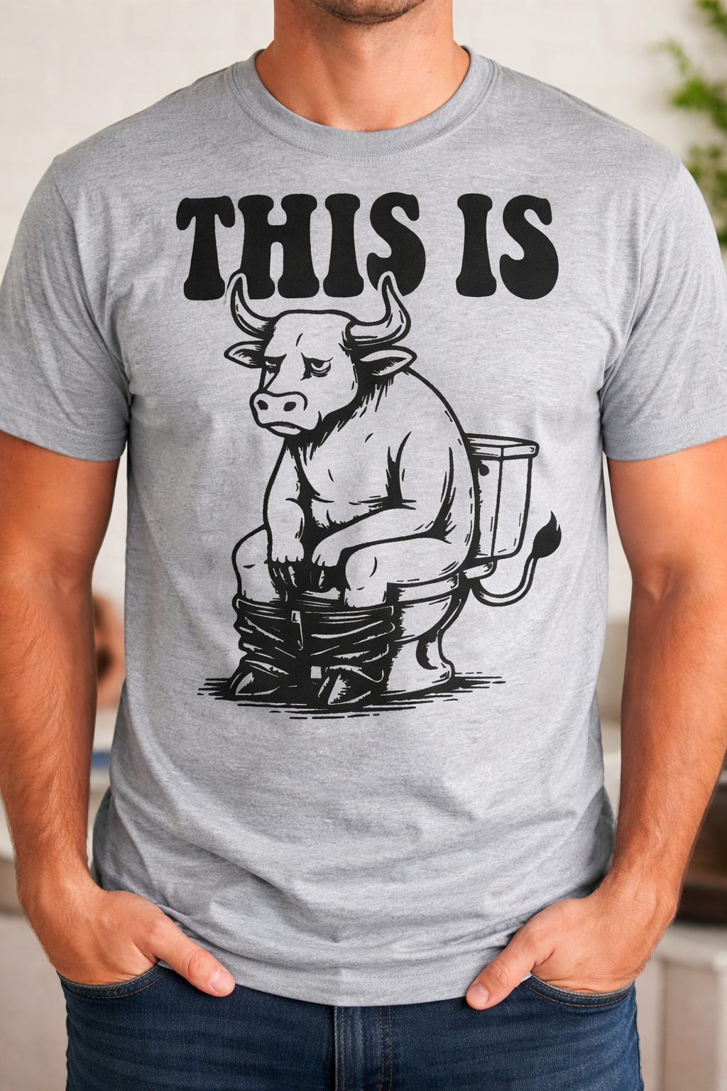 This is BS - Single Color Screen Print - K9
