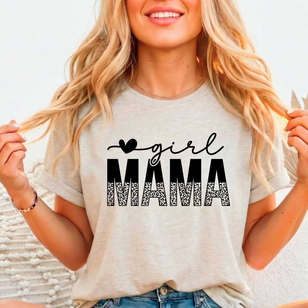 Girl Mama  -  Single Color Screen Print - C20