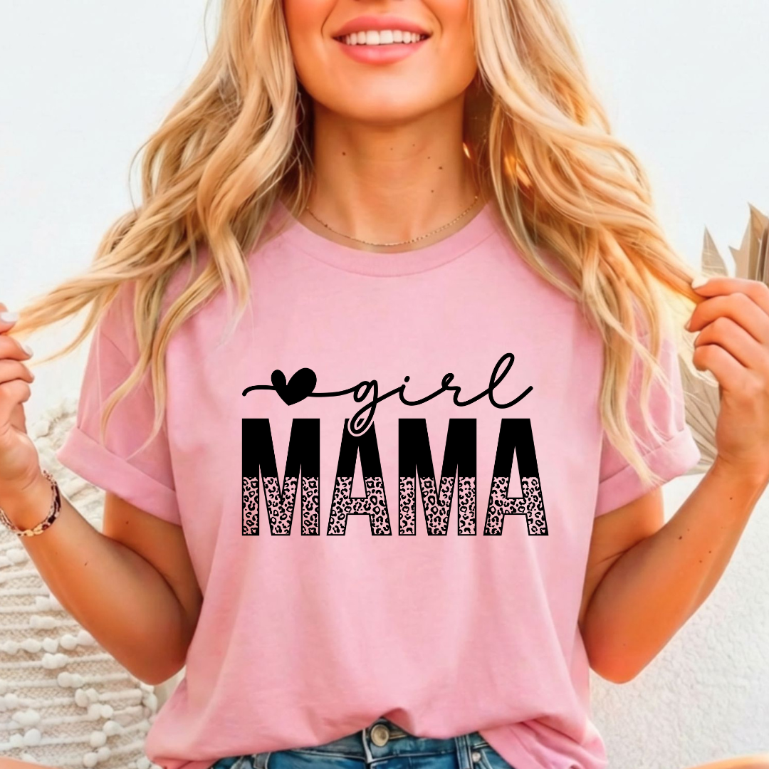 Girl Mama  -  Single Color Screen Print - C20
