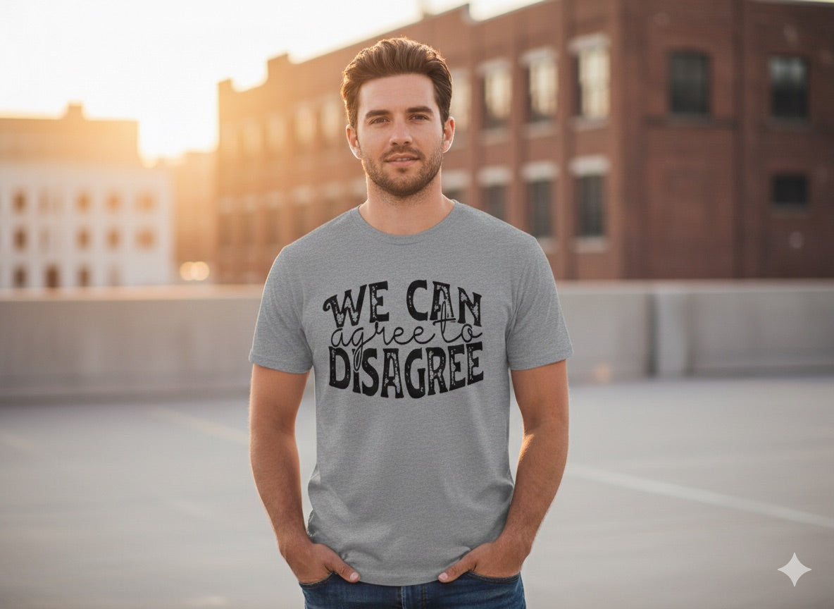 Agree to Disagree -  Single Color Screen Print - K21