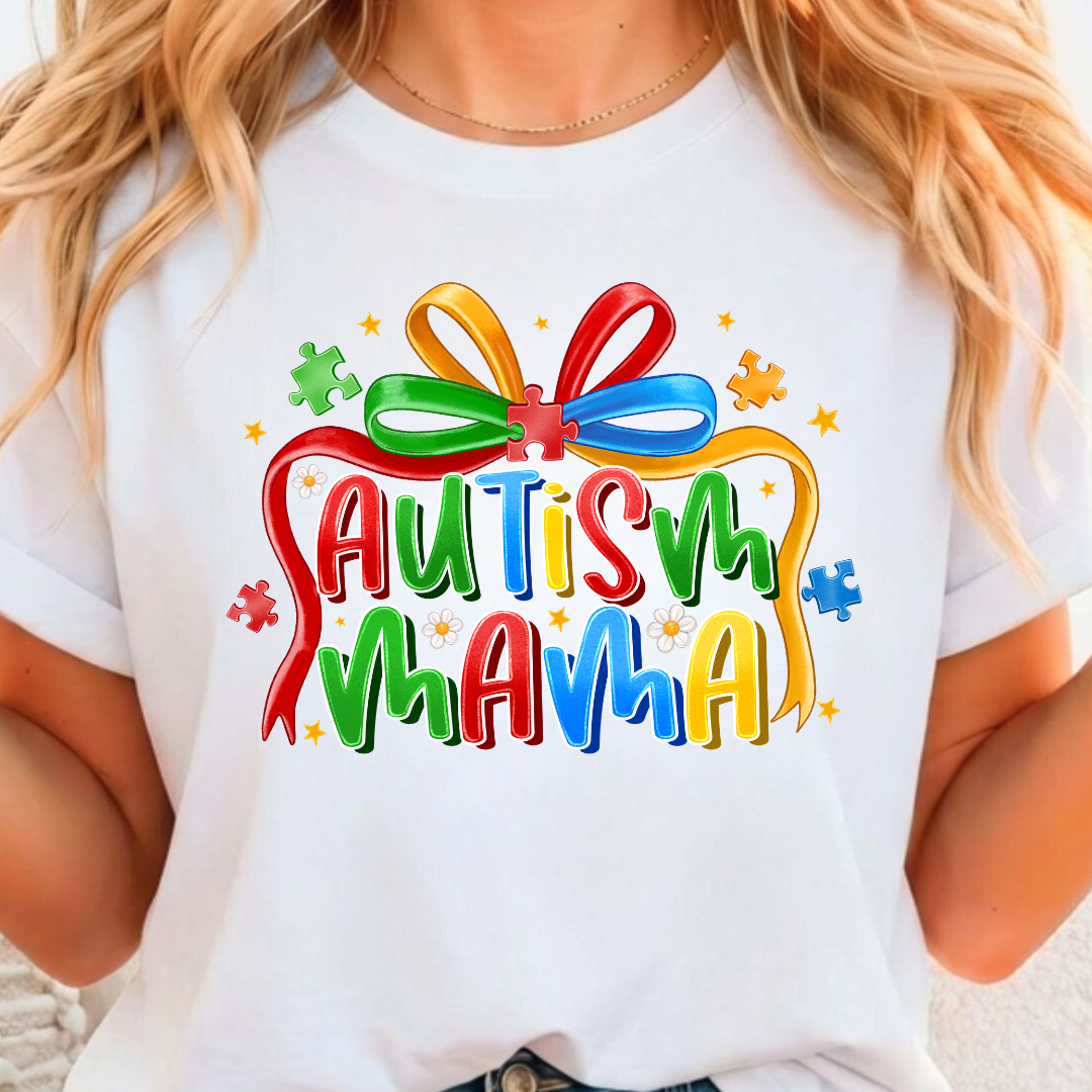 Autism Mama - Full Color DTF T-Shirt Transfer - 347