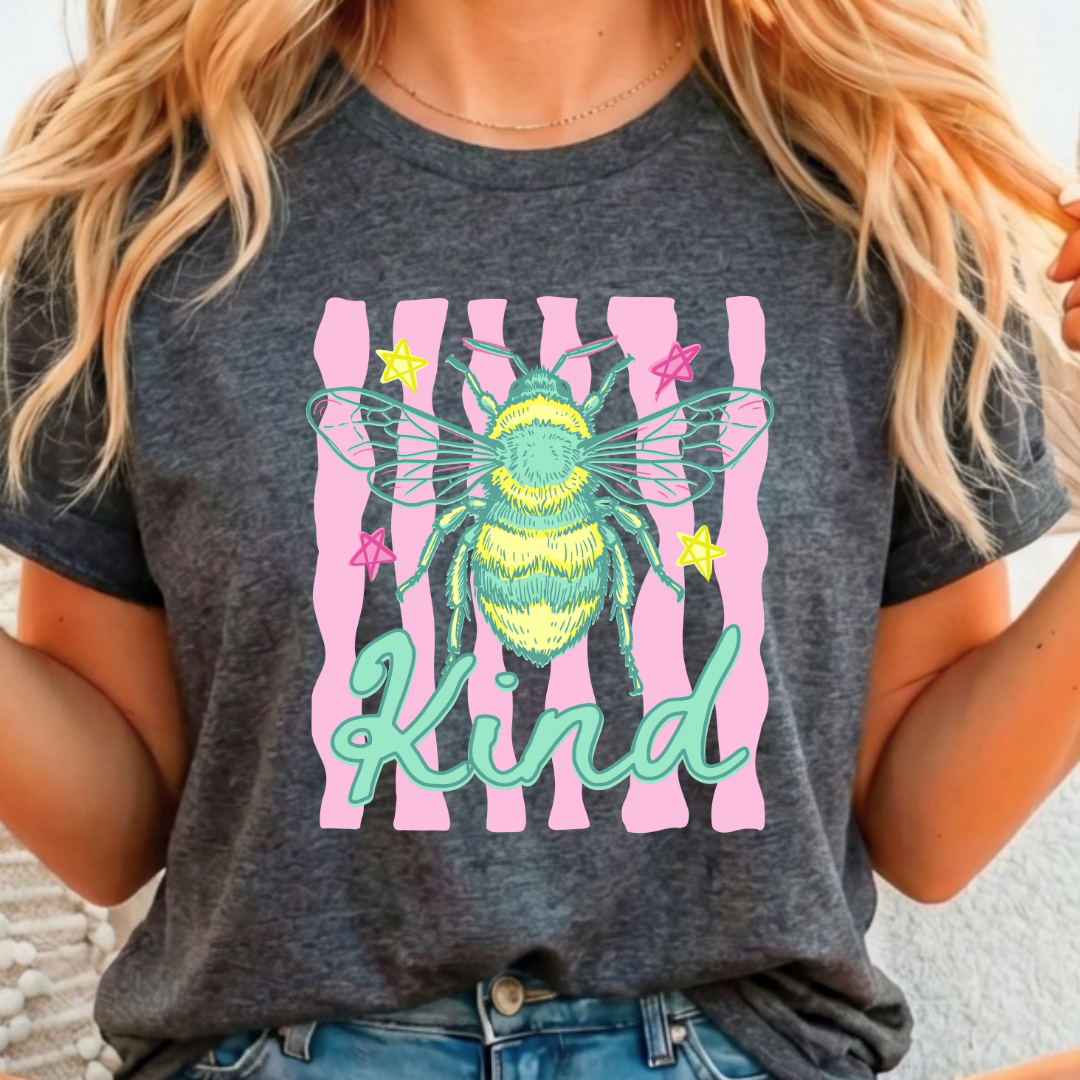 Be Kind (Bee) - Full Color DTF T-Shirt Transfer - 400