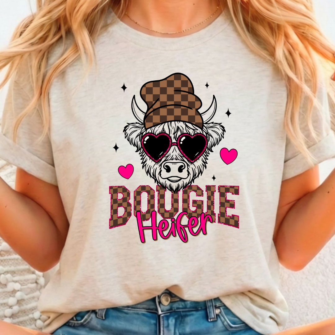 Bougie Heifer - Full Color DTF T-Shirt Transfer - 315