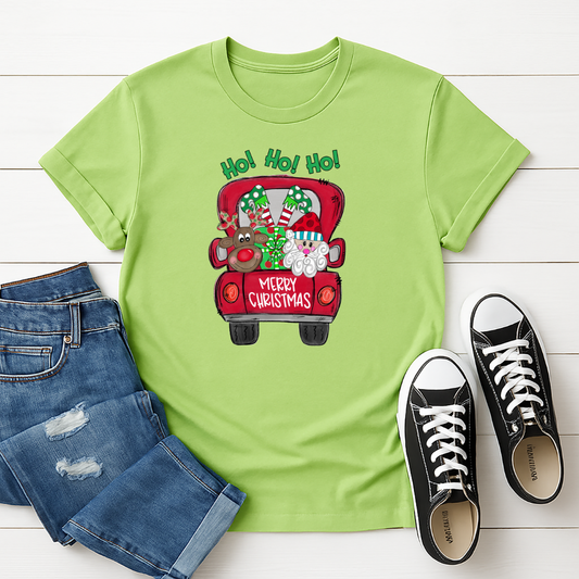 Christmas Truck -  Full Color DTF Transfer - Adult Size
