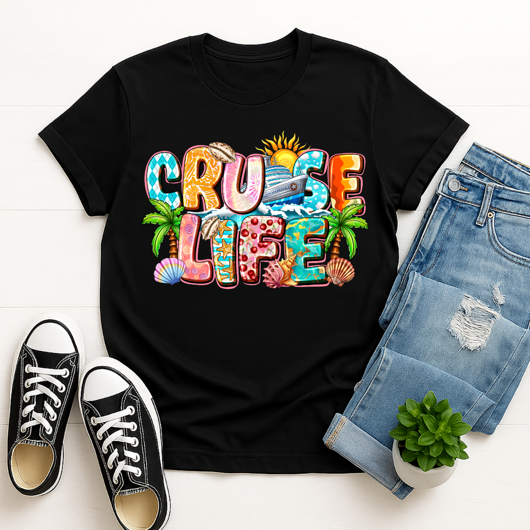Cruise Life - Full Color DTF T-Shirt Transfer - Adult Size