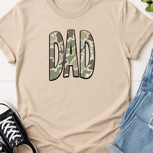 Dad Camo - Full Color DTF T-Shirt Transfer