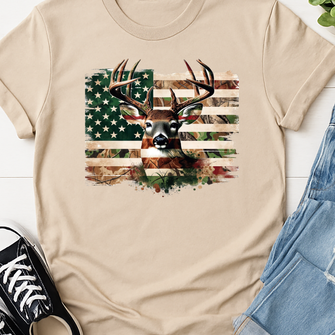 Buck Flag - Full Color DTF T-Shirt Transfer