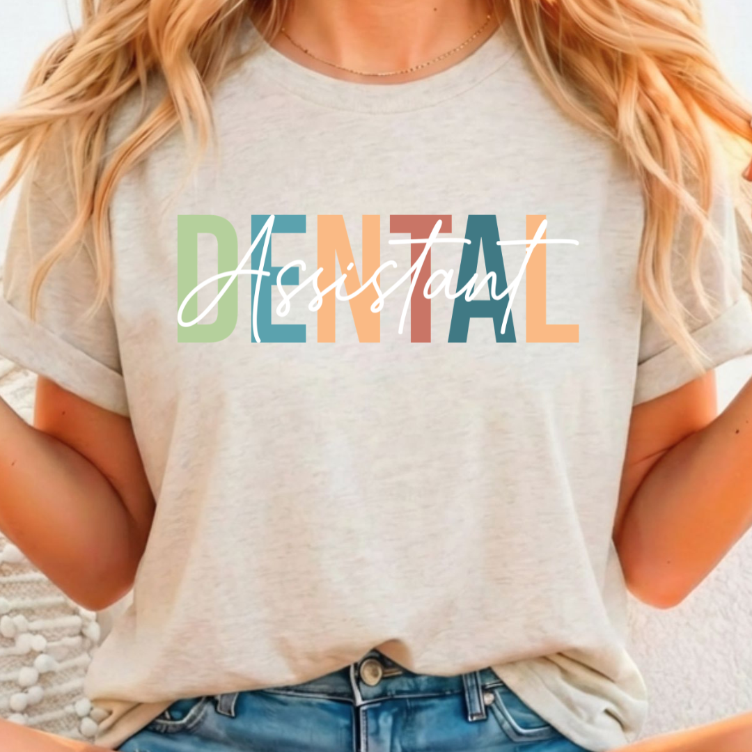 Dental Assistant - Full Color DTF T-Shirt Transfer - 281