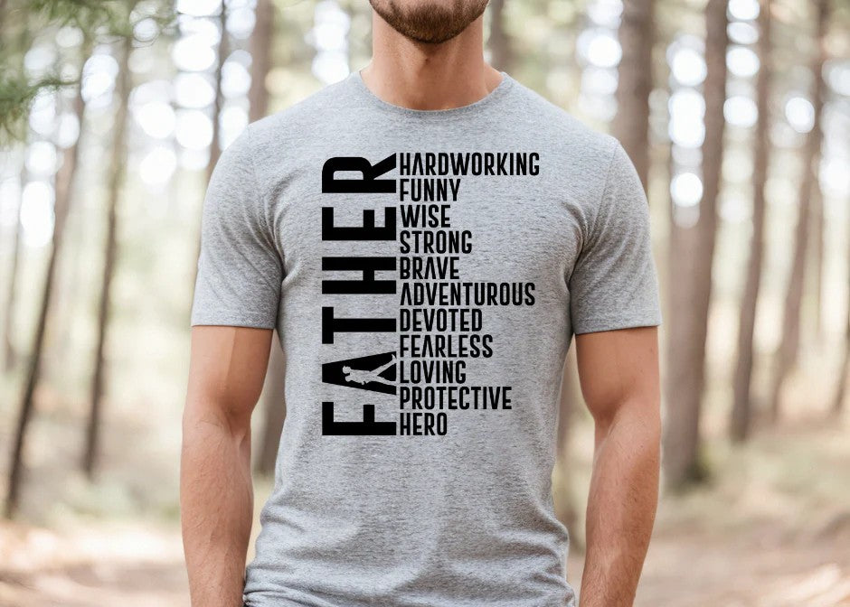 Father -  Single Color Screen Print - I24