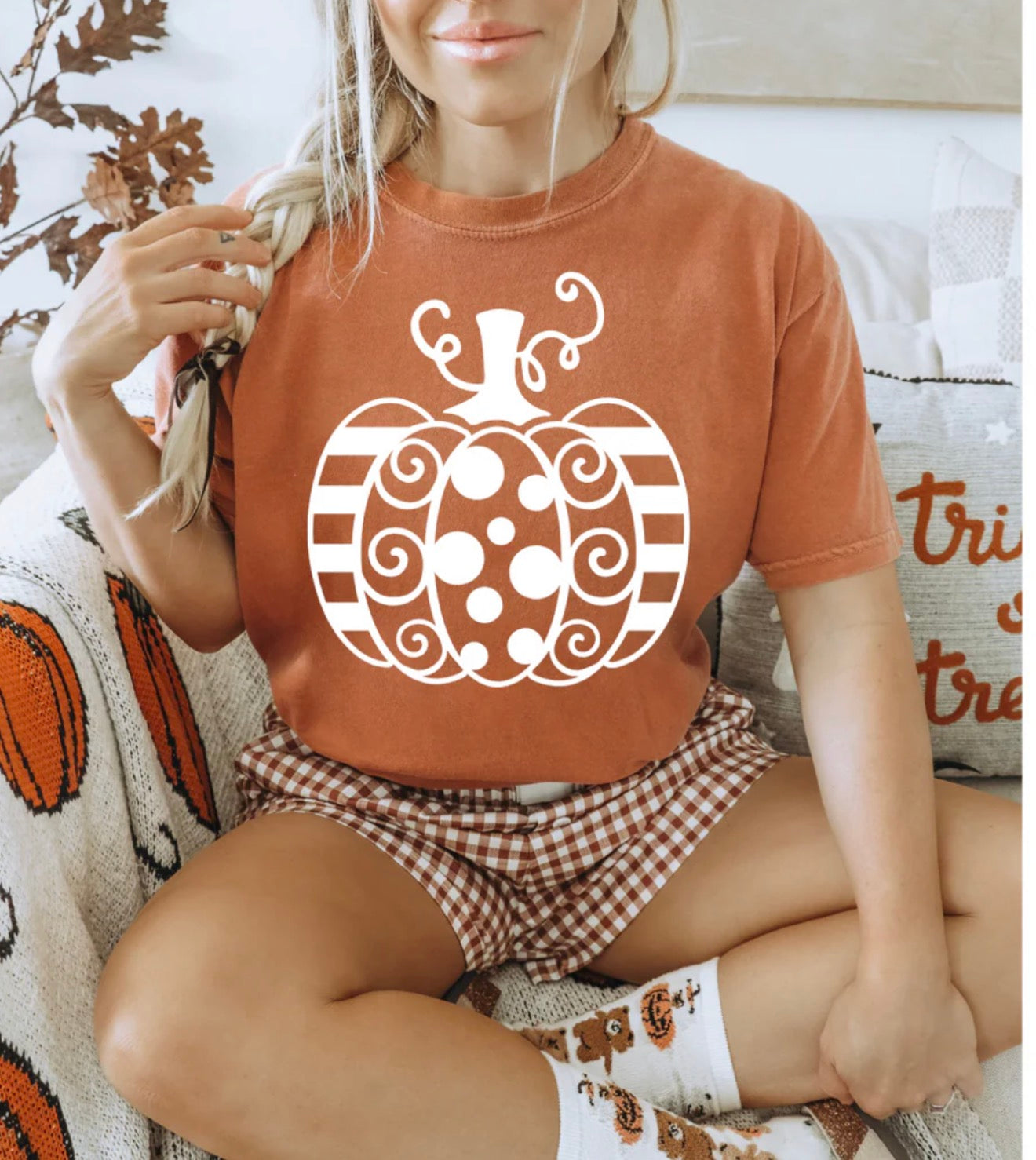 White Pumpkin -   Single Color Screen Print