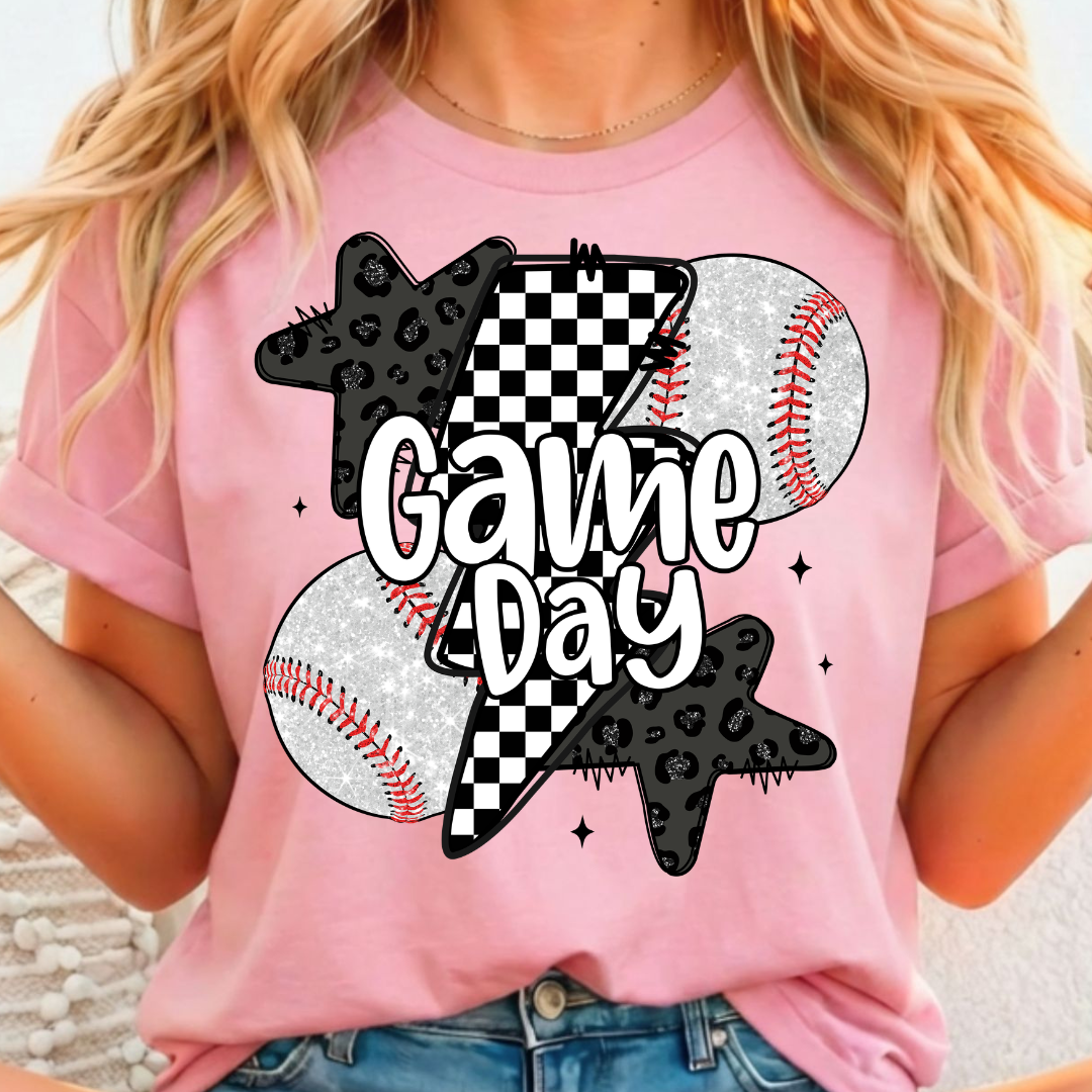 Gameday Baseball Full Color DTF T-Shirt Transfer - 108