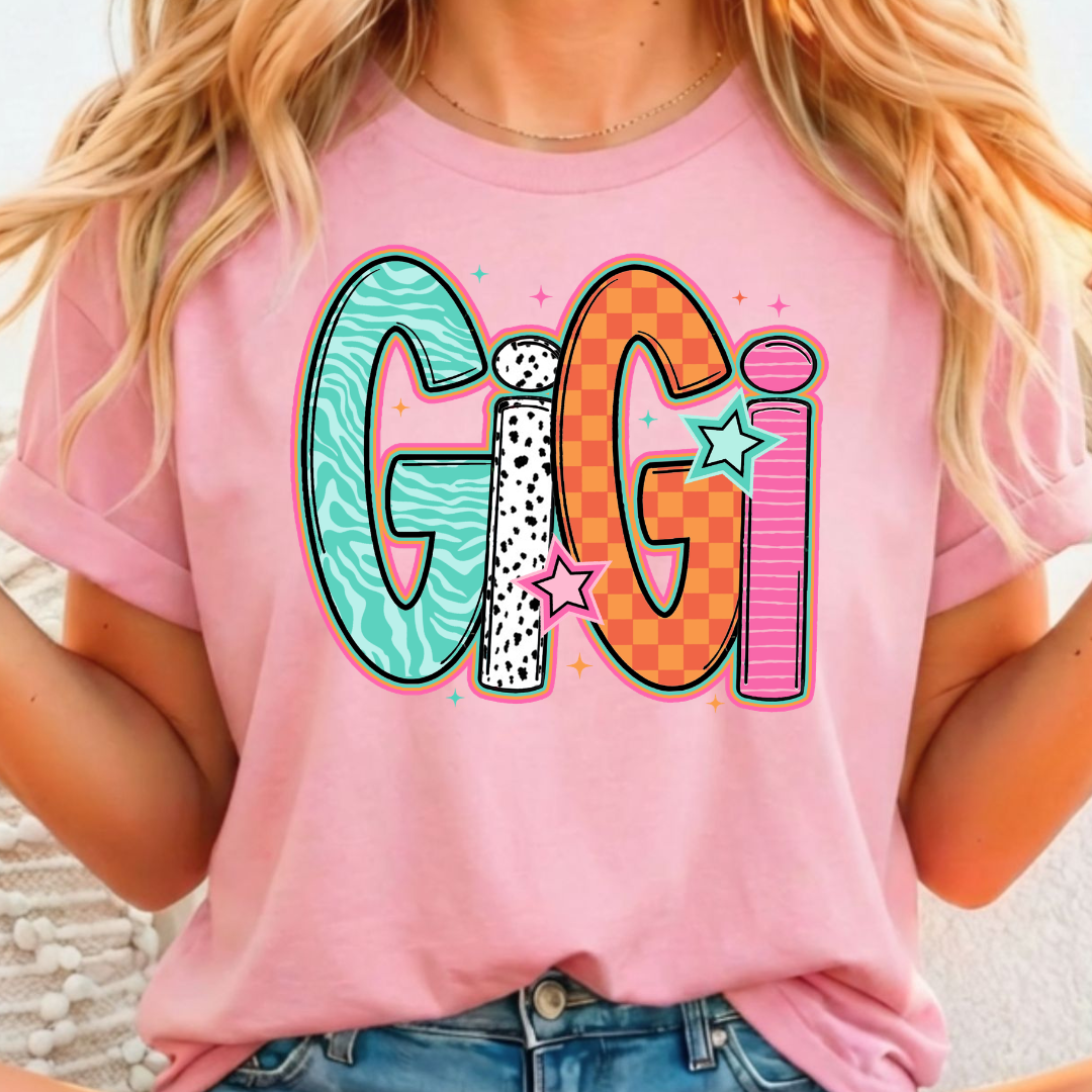 GiGi Patterns Full Color DTF T-Shirt Transfer - 115