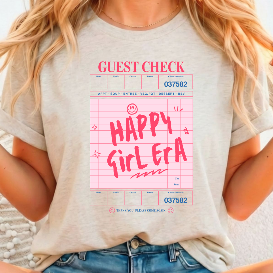 Happy Girl Era - Full Color DTF T-Shirt Transfer - 335