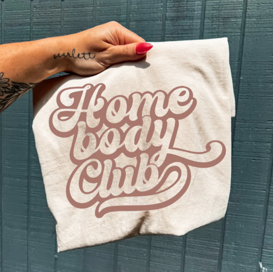 Homebody Club -  Single Color Screen Print - I13