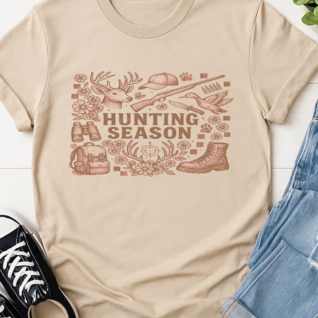 Hunting Season Brown -   Single Color Screen Print