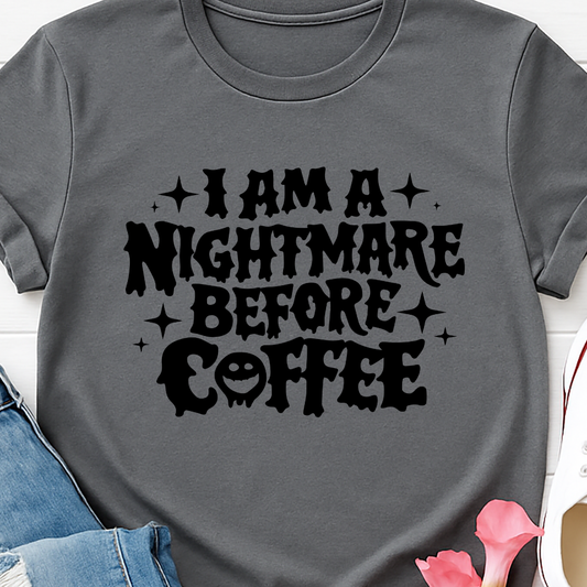 I'm a Nightmare -  Single Color Screen Print - Adult Size