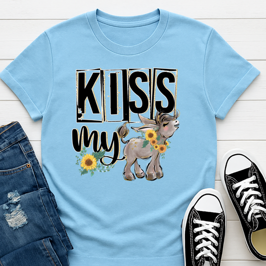 Kiss My A** - Full Color DTF T-Shirt Transfer