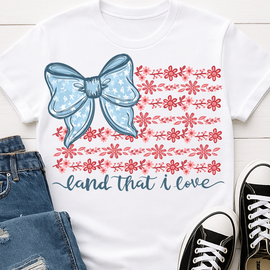 Land That I Love Full Color DTF T-Shirt Transfer - 131