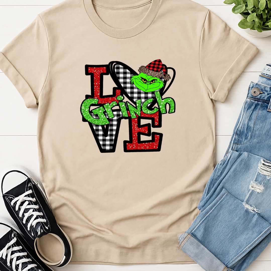 Love Green Guy - Full Color DTF T-Shirt Transfer -Adult Size