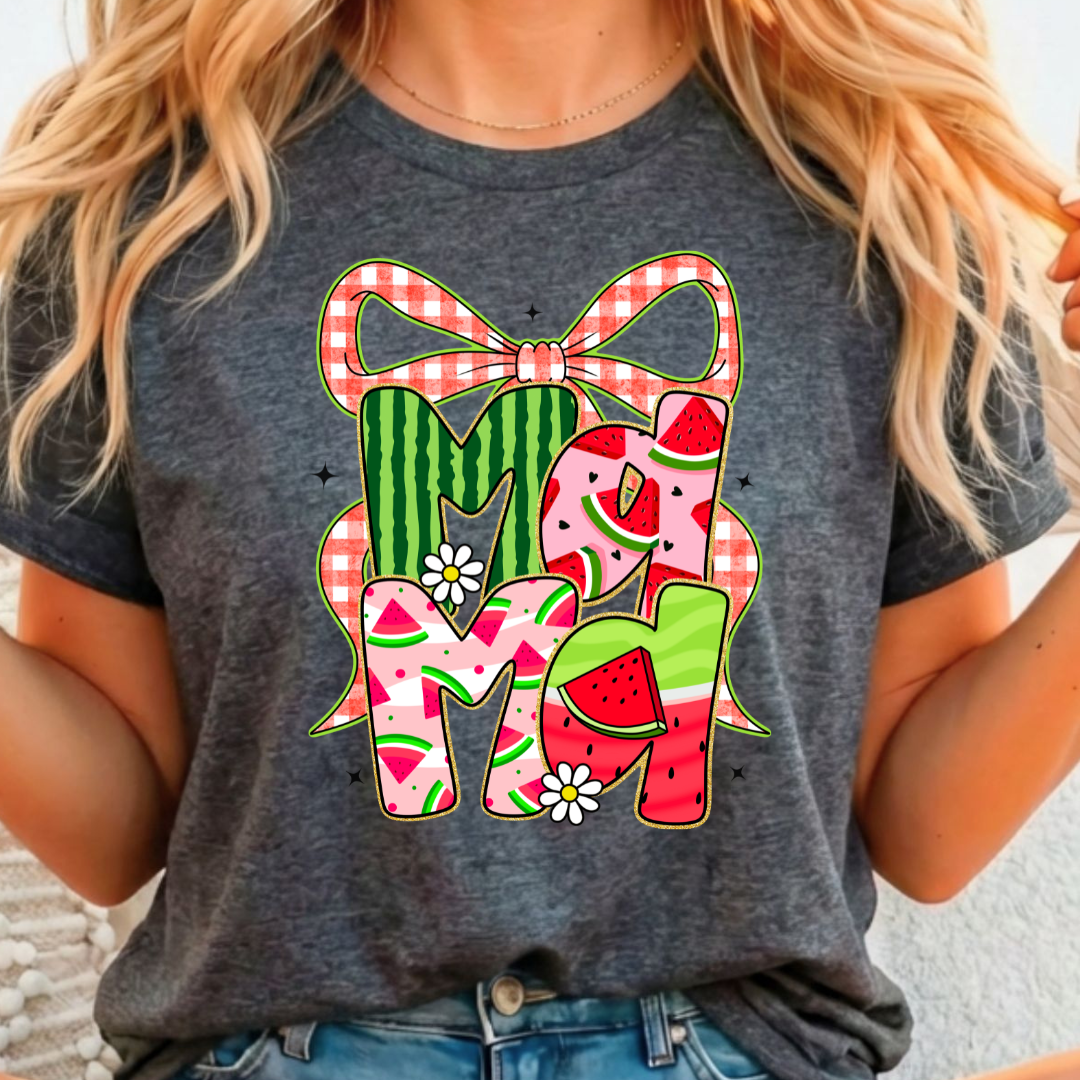 MAMA WATERMELON - Full Color DTF T-Shirt Transfer - 329