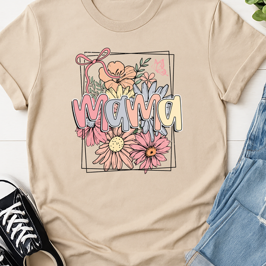 Mama Square - Full Color DTF T-Shirt Transfer