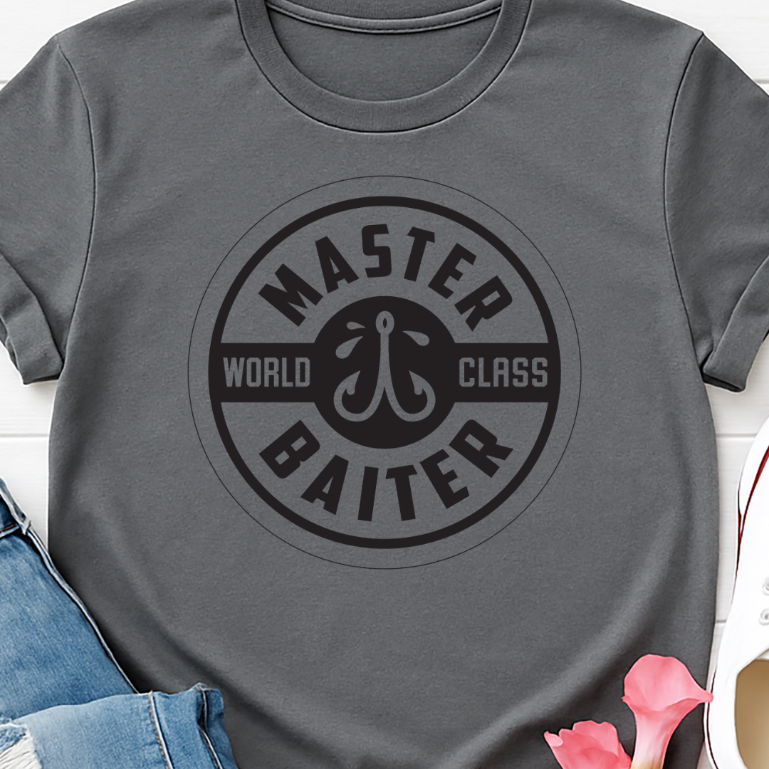 Master Baiter-  Single Color Screen Print - E6
