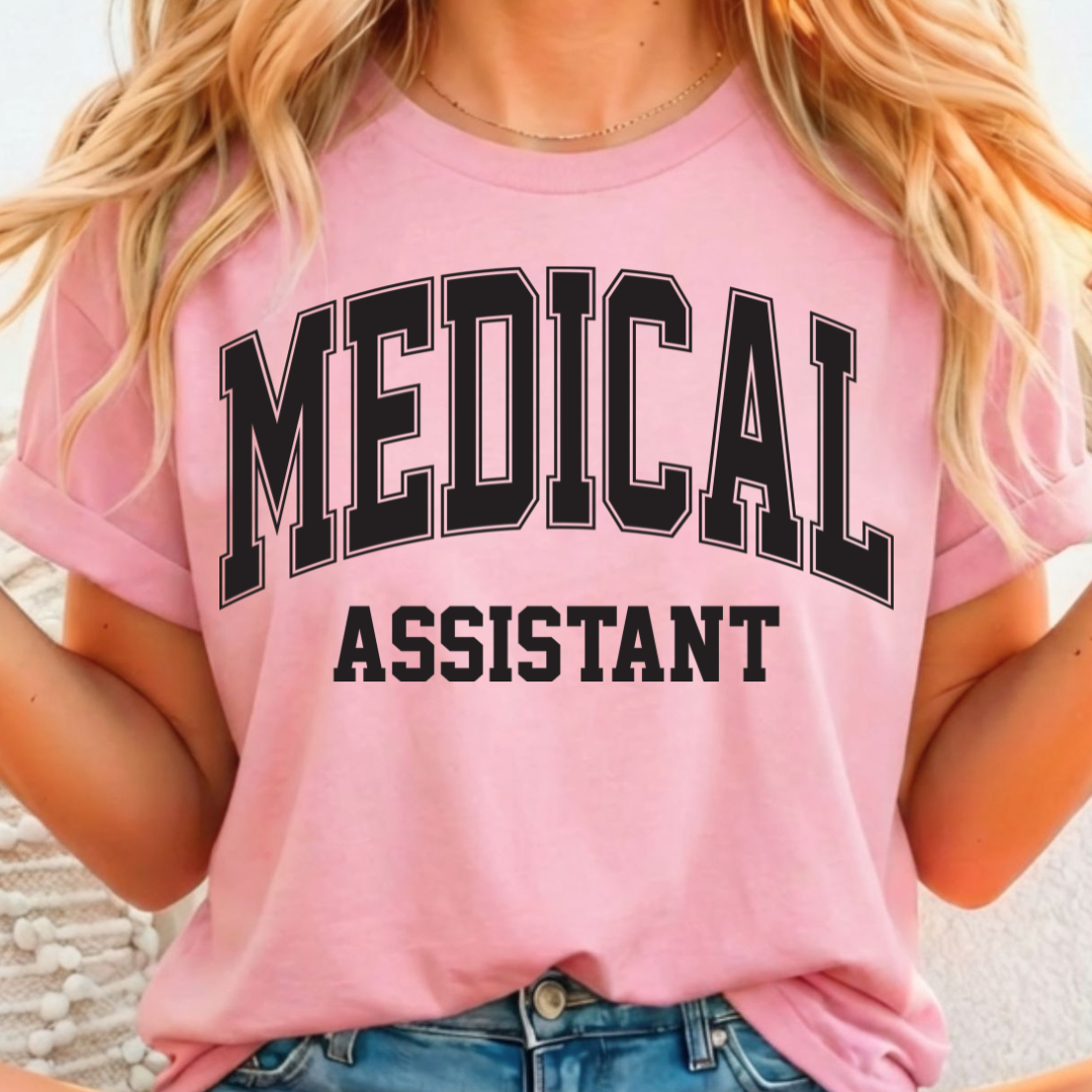 Medical Assistant - Full Color DTF T-Shirt Transfer - 302