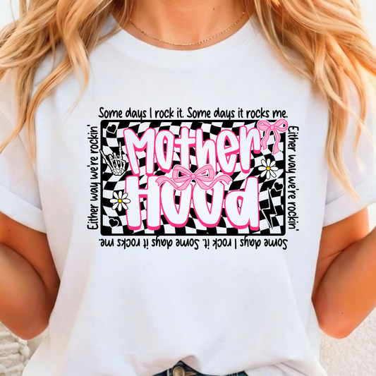 Motherhood Checkered - Full Color DTF T-Shirt Transfer - 415