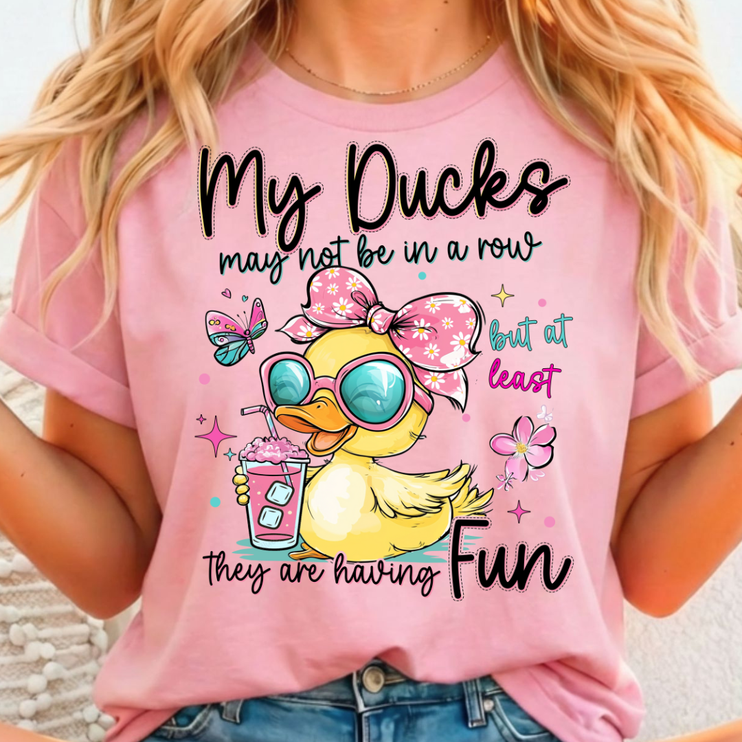 My Ducks Full Color DTF T-Shirt Transfer - 180