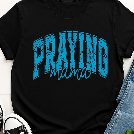 Praying Mama -  Single Color Screen Print - Adult Size