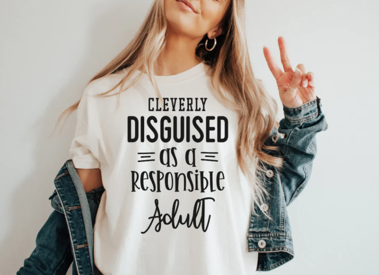 Cleverly Disguised -  Single Color Screen Print - E12