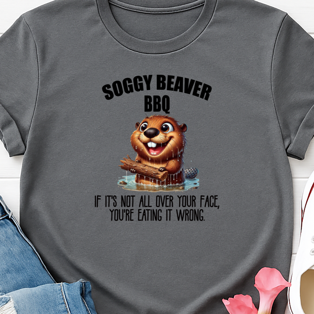Soggy Beaver - Full Color DTF T-Shirt Transfer