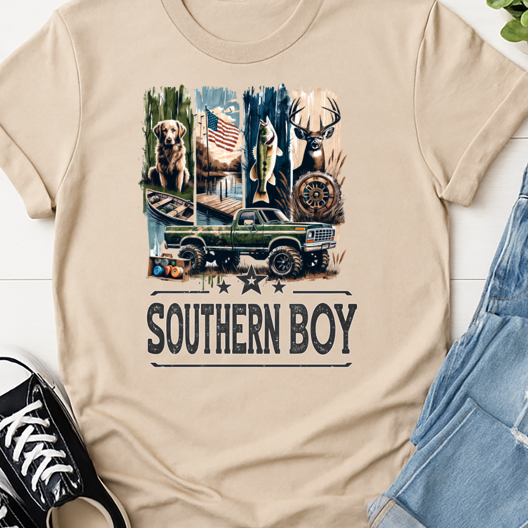 Southern Boy - Full Color DTF T-Shirt Transfer