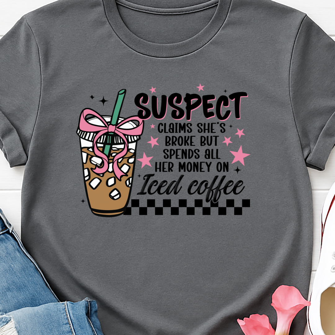 Suspect Claims - Full Color DTF T-Shirt Transfer