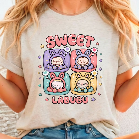 Sweet Labubu Full Color DTF T-Shirt Transfer - 268